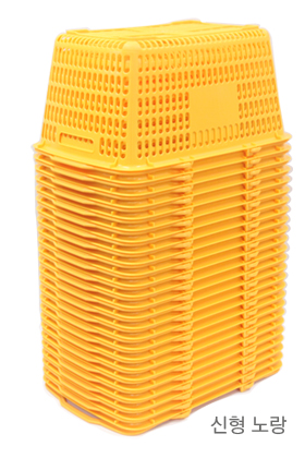 쇼핑바구니 신형 노랑 1박스 25개 (1개당 3,300원)